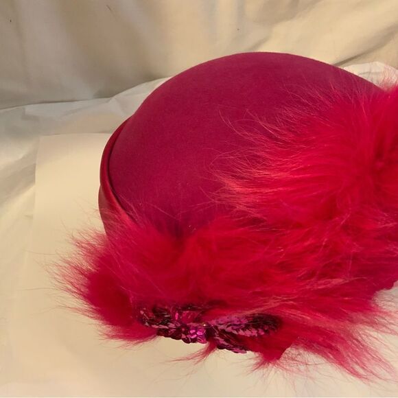 Mr Hi’s Classic  Ladies Pillbox Hat Rhinestone Church Wedding Pink 57.5 cm main image 9